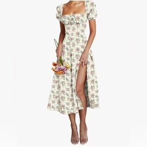 Floral Print Women's Dress